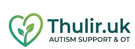Thulir autism support and therapy brand illustration